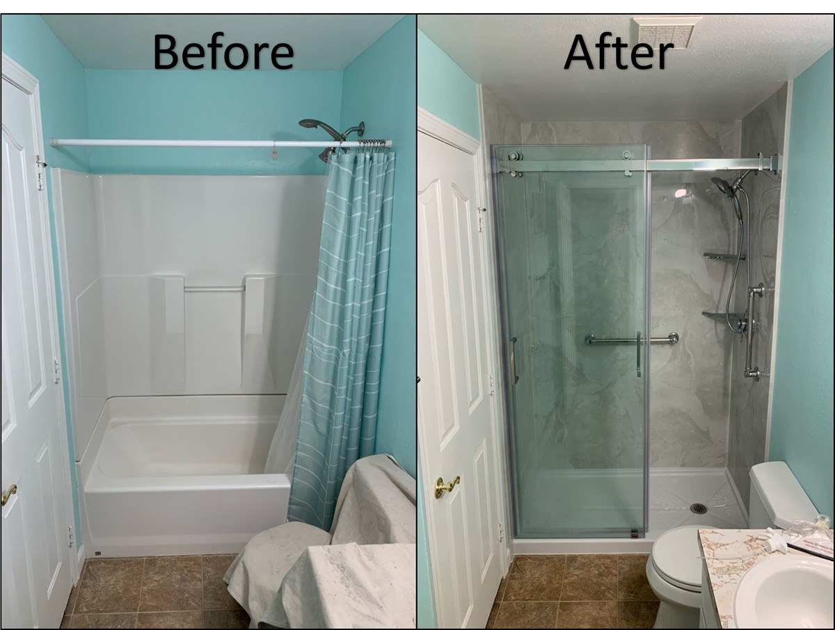 Floor and fixtures protected during bathroom remodeling